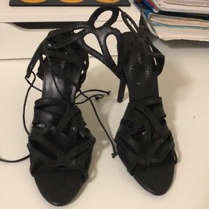 Zara Basic Collection Black Heels. Size 40.